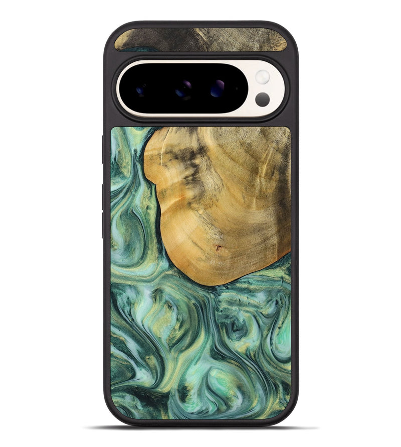 Pixel 9 Pro XL Wood Phone Case - Justin (Green, 723443)