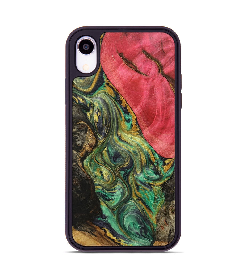 iPhone Xr Wood Phone Case - Archer (Green, 723444)