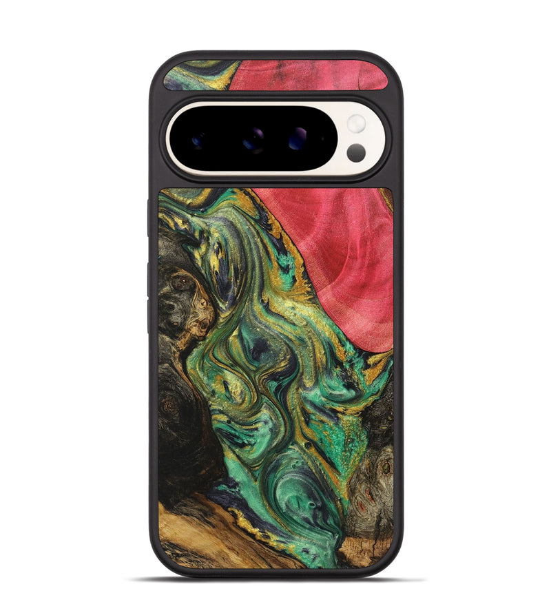 Pixel 9 Wood Phone Case - Archer (Green, 723444)