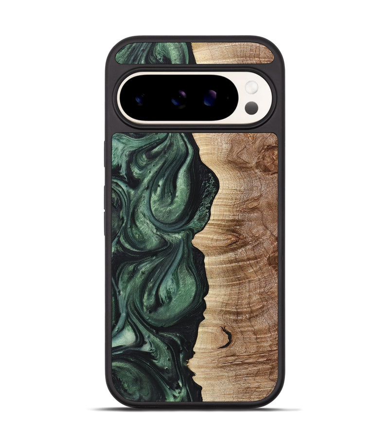 Pixel 9 Wood Phone Case - Shirley (Green, 723447)