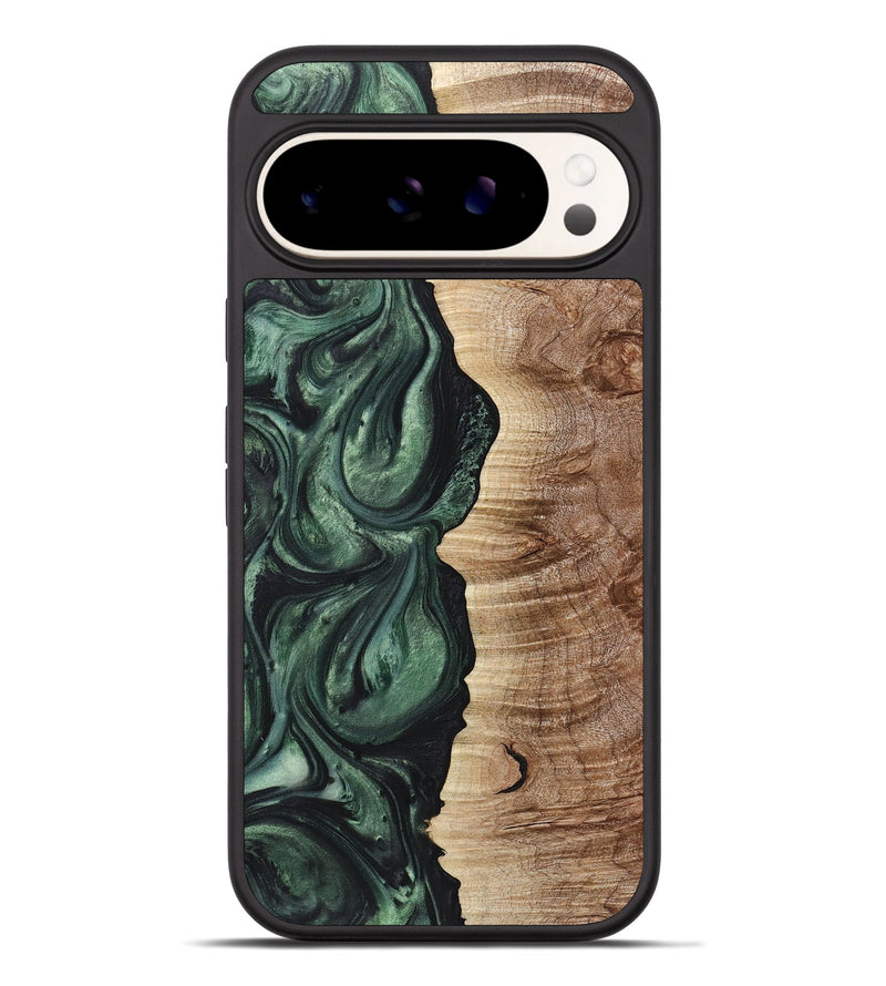 Pixel 9 Pro XL Wood Phone Case - Shirley (Green, 723447)