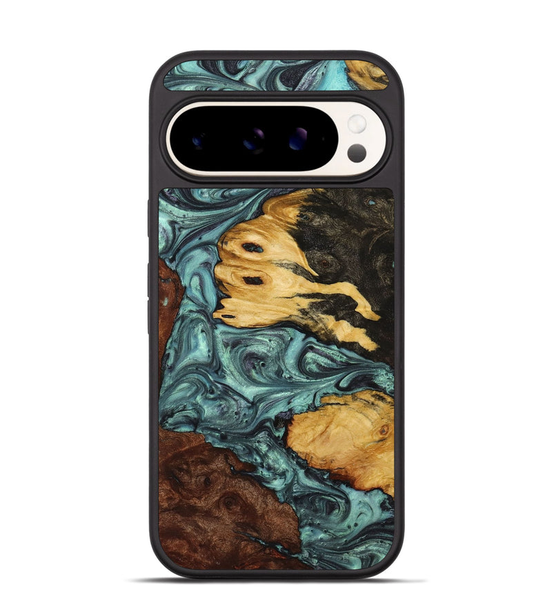 Pixel 9 Wood Phone Case - Alayah (Green, 723451)