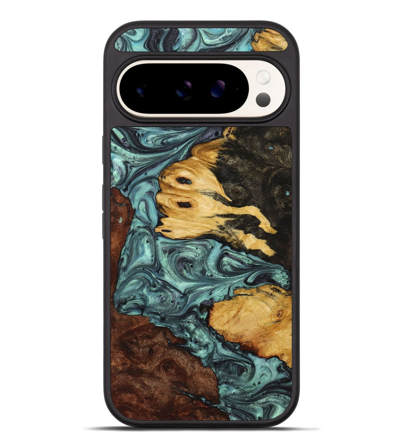 Pixel 9 Pro XL Wood Phone Case - Alayah (Green, 723451)