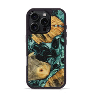 iPhone 16 Pro Wood Phone Case - Hudson (Green, 723453)