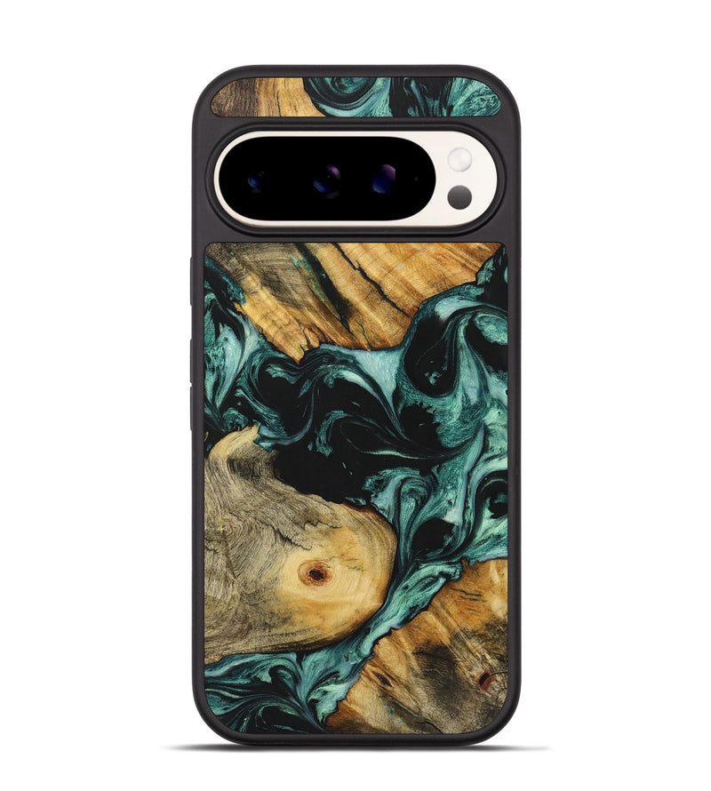 Pixel 9 Wood Phone Case - Hudson (Green, 723453)