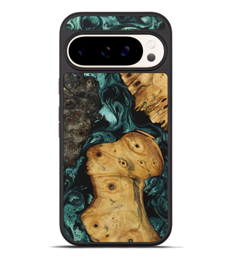 Pixel 9 Pro XL Wood Phone Case - Cedric (Green, 723455)