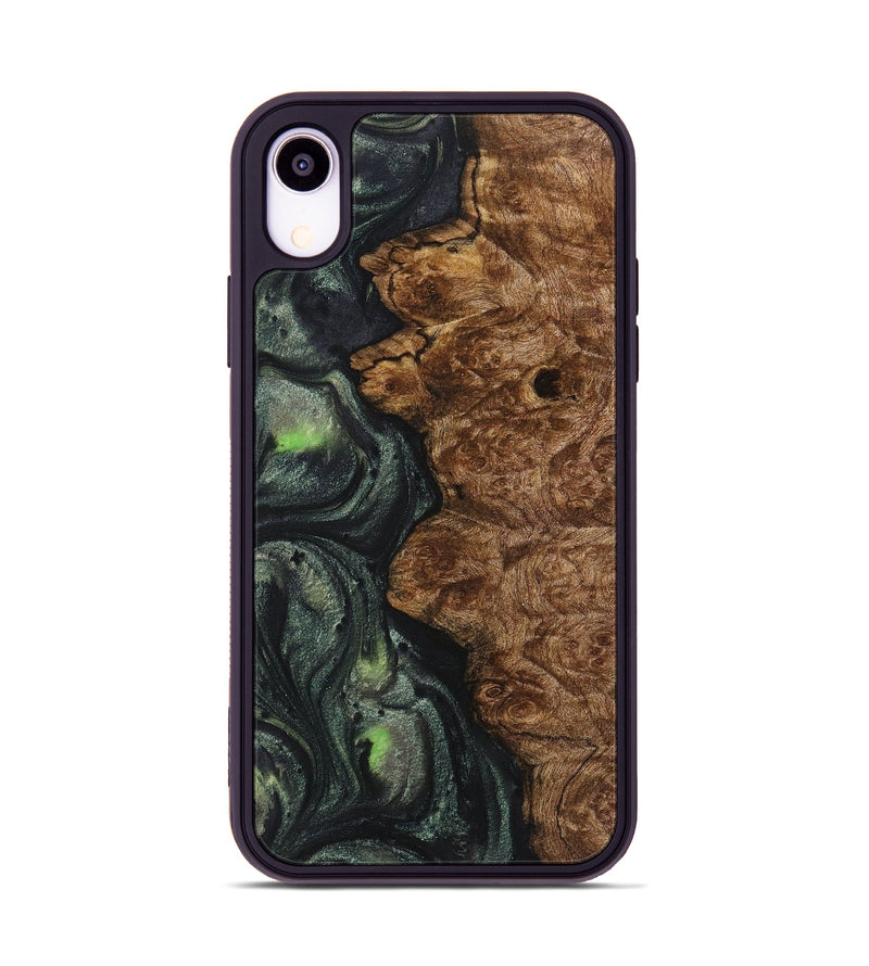 iPhone Xr Wood Phone Case - Cameron (Green, 723459)