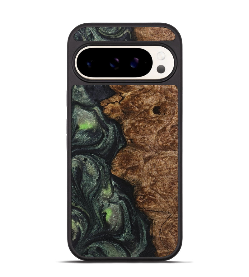 Pixel 9 Wood Phone Case - Cameron (Green, 723459)