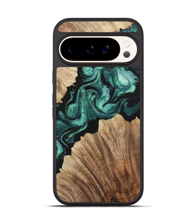 Pixel 9 Wood Phone Case - Jasper (Green, 723461)