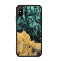 iPhone Xs Max Wood Phone Case - Magnolia (Green, 723462)