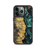 iPhone 13 Pro Wood Phone Case - Jayleen (Green, 723463)