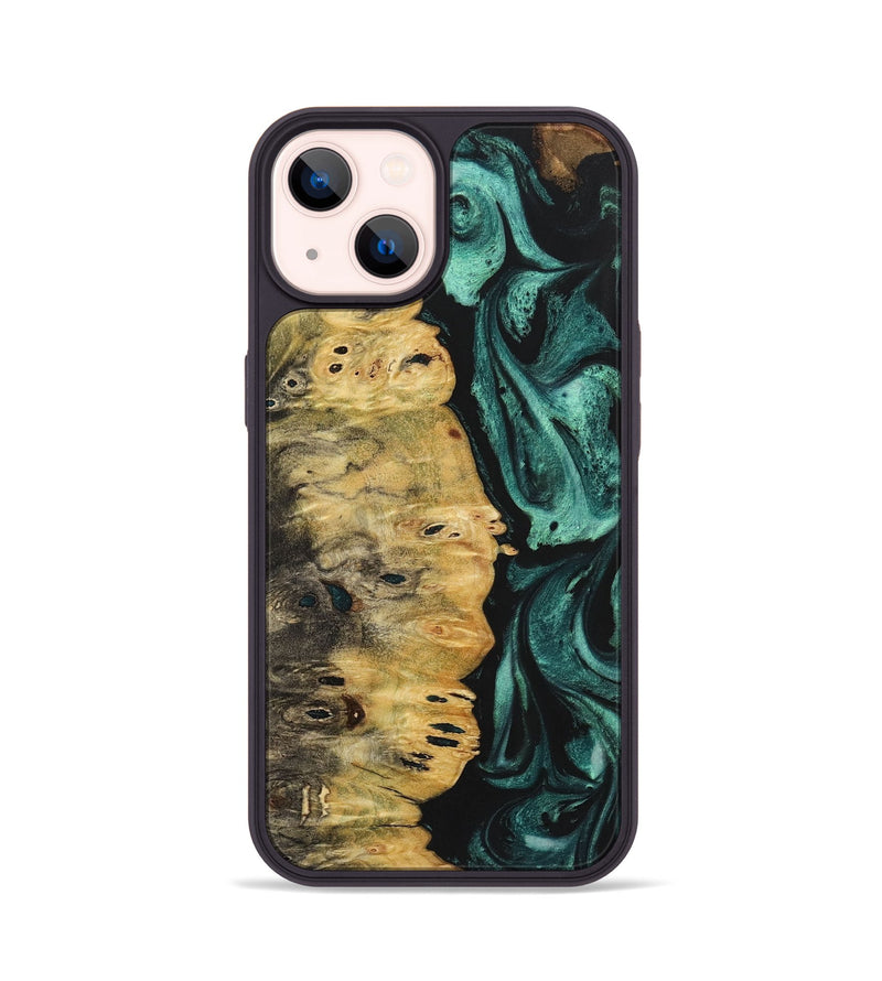 iPhone 14 Wood Phone Case - Jayleen (Green, 723463)