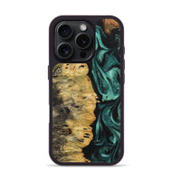 iPhone 16 Pro Wood Phone Case - Jayleen (Green, 723463)