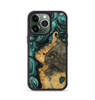 iPhone 13 Pro Wood Phone Case - Eden (Green, 723464)