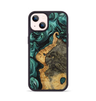 iPhone 14 Wood Phone Case - Eden (Green, 723464)