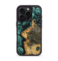 iPhone 16 Pro Wood Phone Case - Eden (Green, 723464)