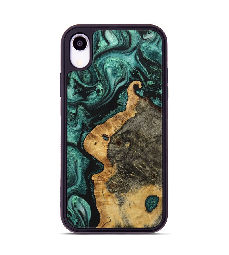 iPhone Xr Wood Phone Case - Eden (Green, 723464)