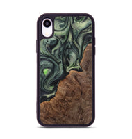 iPhone Xr Wood Phone Case - Mamie (Green, 723465)