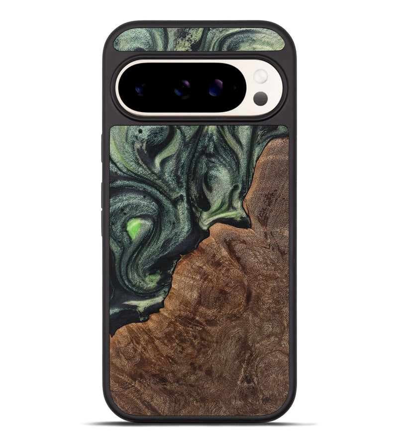 Pixel 9 Pro XL Wood Phone Case - Mamie (Green, 723465)