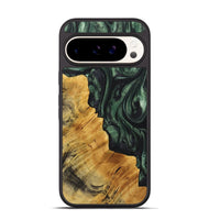 Pixel 9 Wood Phone Case - April (Green, 723466)