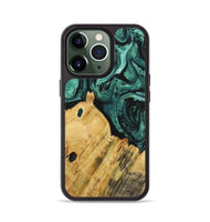 iPhone 13 Pro Wood Phone Case - Arturo (Green, 723467)