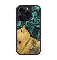 iPhone 16 Pro Wood Phone Case - Arturo (Green, 723467)