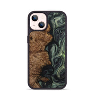 iPhone 14 Wood Phone Case - Stacie (Green, 723468)