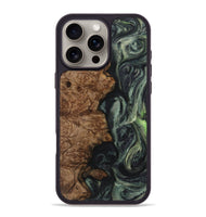 iPhone 16 Pro Max Wood Phone Case - Stacie (Green, 723468)