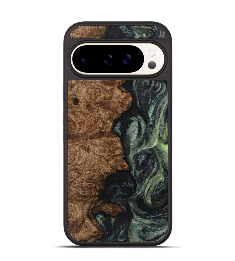 Pixel 9 Wood Phone Case - Stacie (Green, 723468)