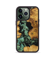 iPhone 13 Pro Wood Phone Case - Randal (Green, 723469)