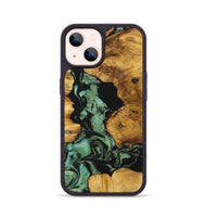 iPhone 14 Wood Phone Case - Randal (Green, 723469)