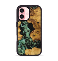 iPhone 16 Wood Phone Case - Randal (Green, 723469)