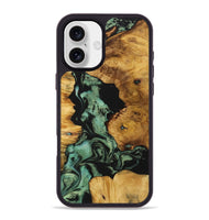 iPhone 16 Plus Wood Phone Case - Randal (Green, 723469)