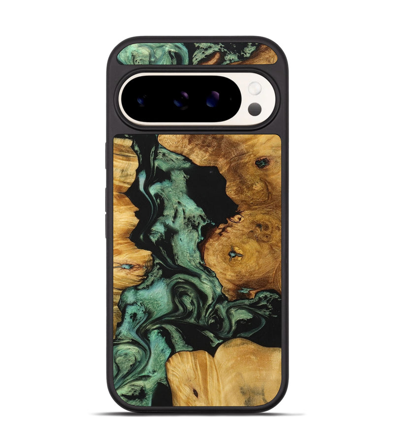 Pixel 9 Wood Phone Case - Randal (Green, 723469)