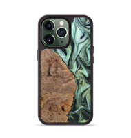 iPhone 13 Pro Wood Phone Case - Mckenna (Green, 723470)