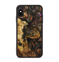 iPhone Xs Max Wood Phone Case - Edward (Green, 723471)