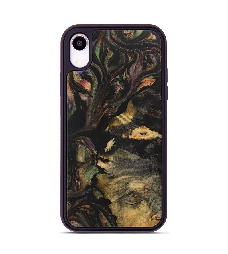 iPhone Xr Wood Phone Case - Leilani (Green, 723472)