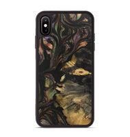 iPhone Xs Max Wood Phone Case - Leilani (Green, 723472)