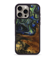 iPhone 16 Pro Max Wood Phone Case - Serenity (Green, 723473)