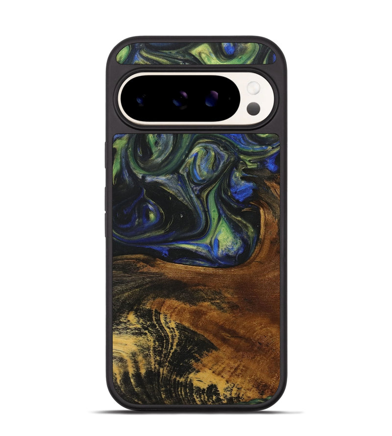 Pixel 9 Wood Phone Case - Serenity (Green, 723473)