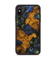 iPhone Xs Max Wood Phone Case - Gianna (Green, 723474)