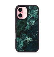 iPhone 16 Wood Phone Case - Dick (Green, 723475)