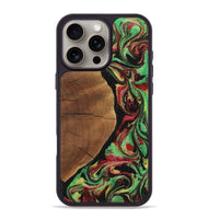 iPhone 16 Pro Max Wood Phone Case - Seth (Green, 723476)