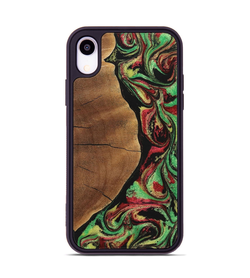 iPhone Xr Wood Phone Case - Seth (Green, 723476)