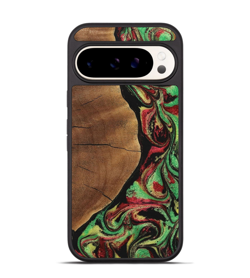 Pixel 9 Wood Phone Case - Seth (Green, 723476)