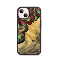 iPhone 14 Wood Phone Case - Kerri (Green, 723477)