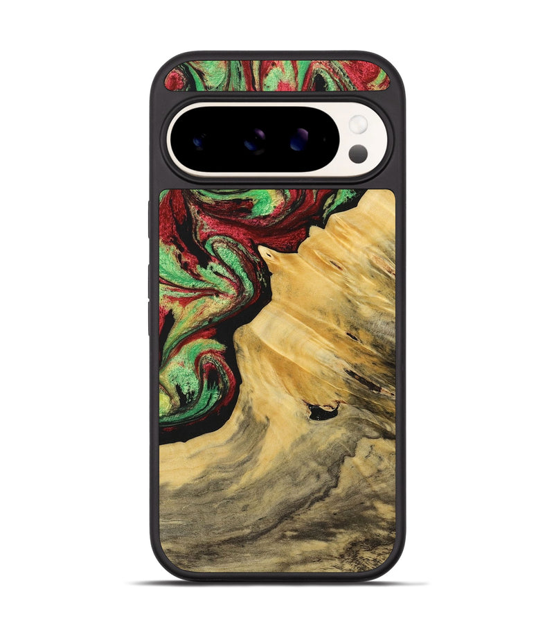 Pixel 9 Wood Phone Case - Kerri (Green, 723477)