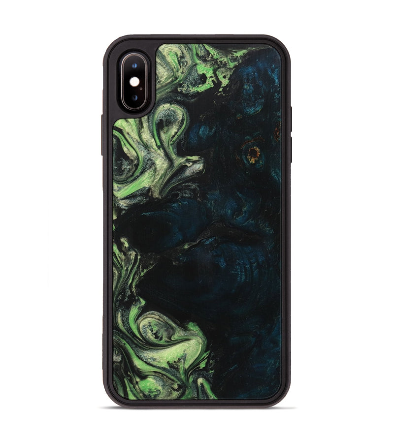 iPhone Xs Max Wood Phone Case - Gunnar (Green, 723479)