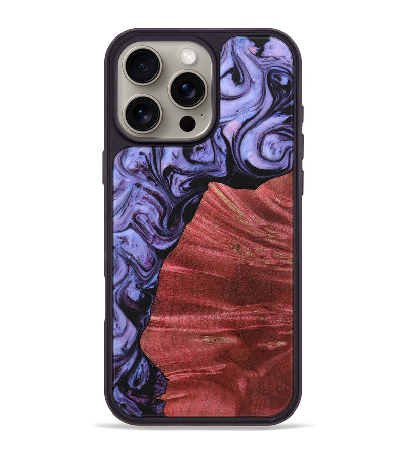 iPhone 16 Pro Max Wood Phone Case - Ashlyn (Purple, 723483)