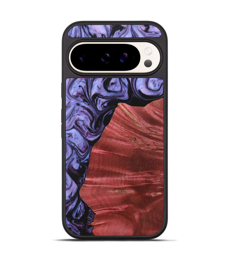 Pixel 9 Wood Phone Case - Ashlyn (Purple, 723483)